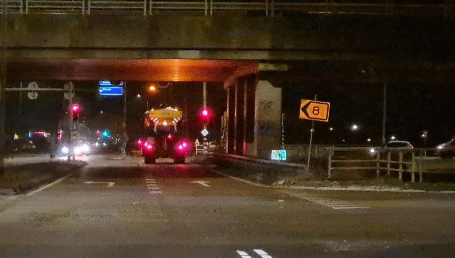 code geel knmi strooiwagen