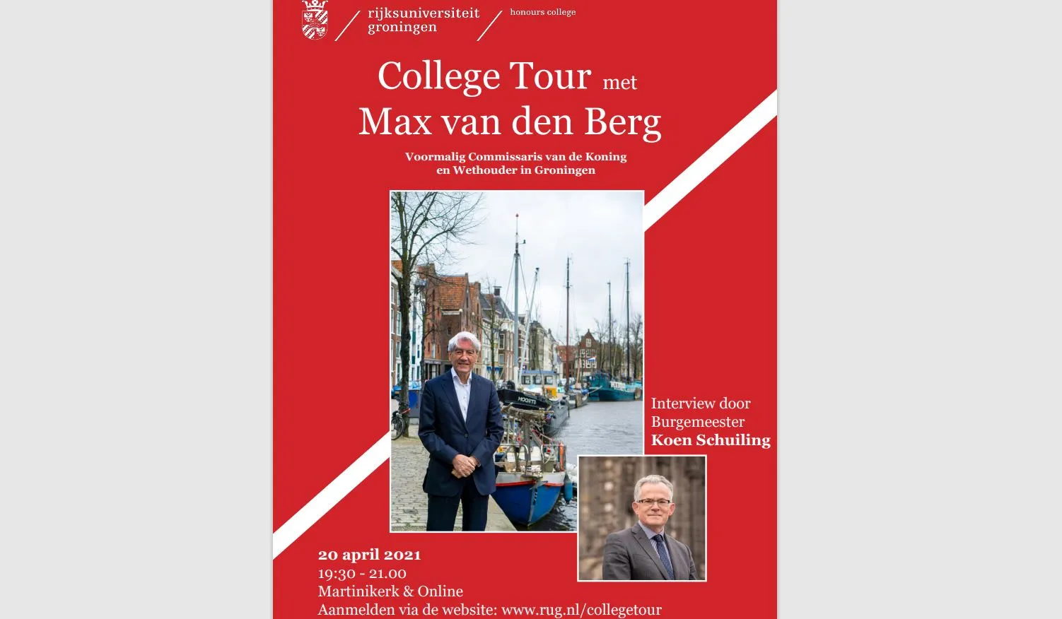 college tour met max van den berg interview koen schuiling rug