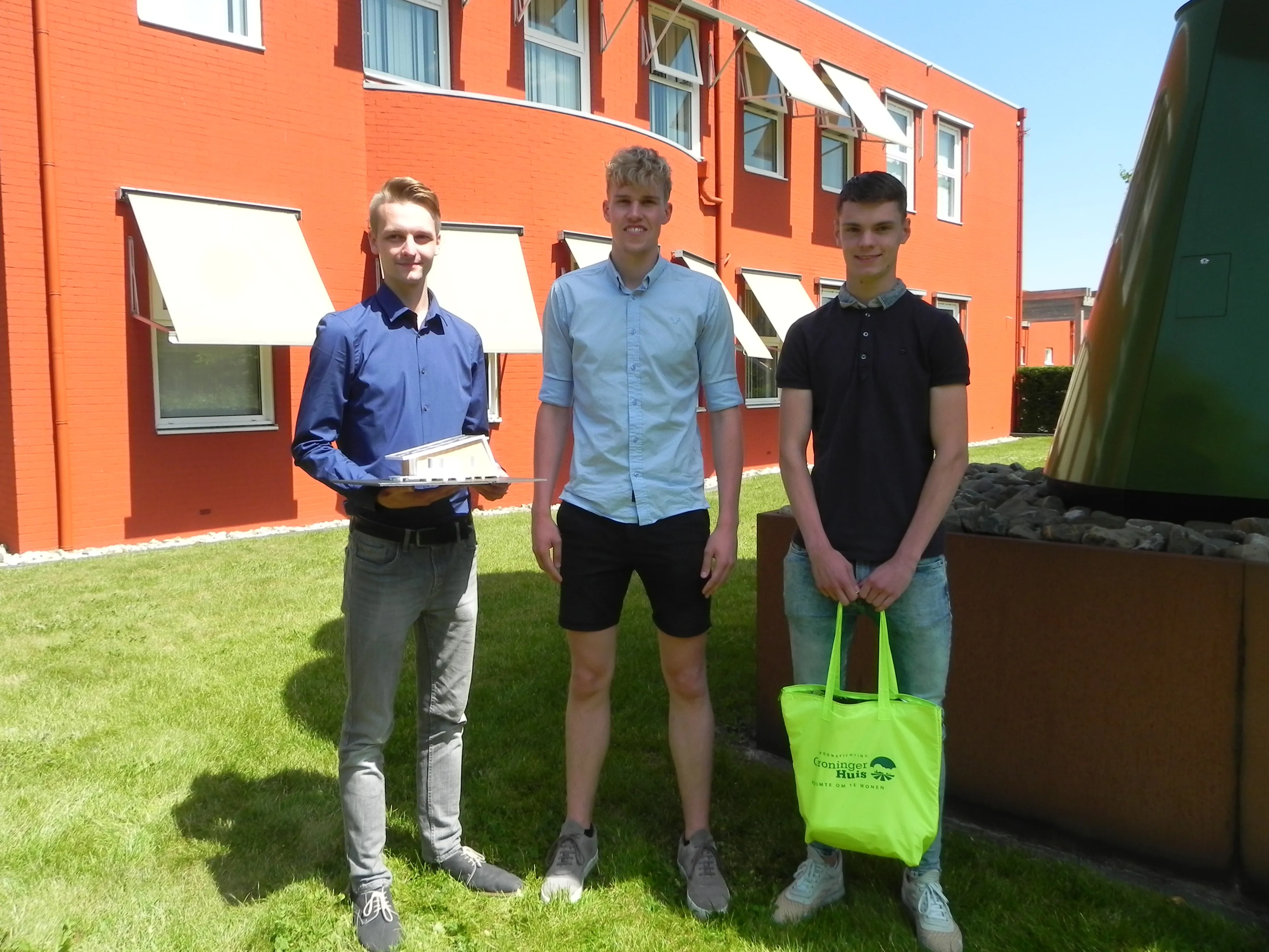 de winnende studenten