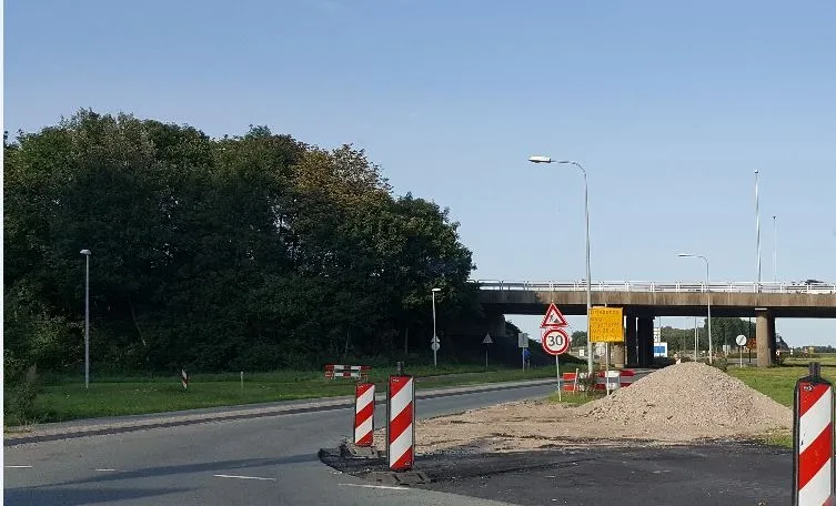 driebondsweg uitgeknipt