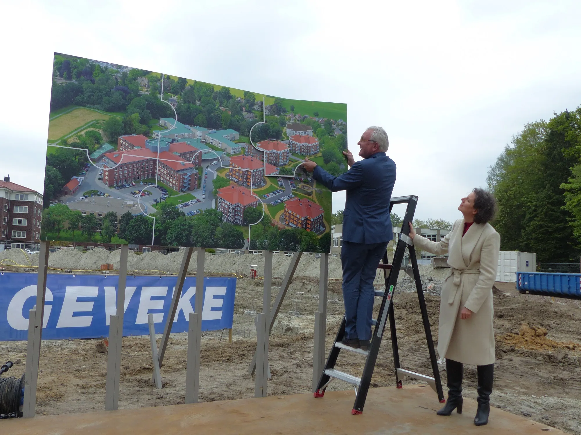 feestelijke start nieuwbouw haren