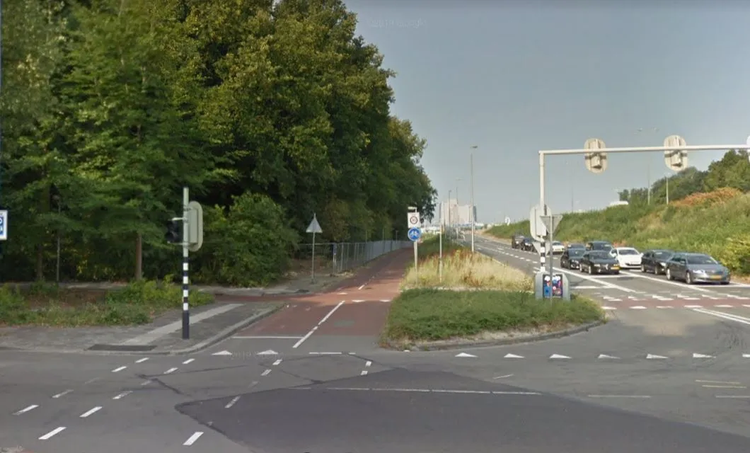 fietspad langs ringweg google maps