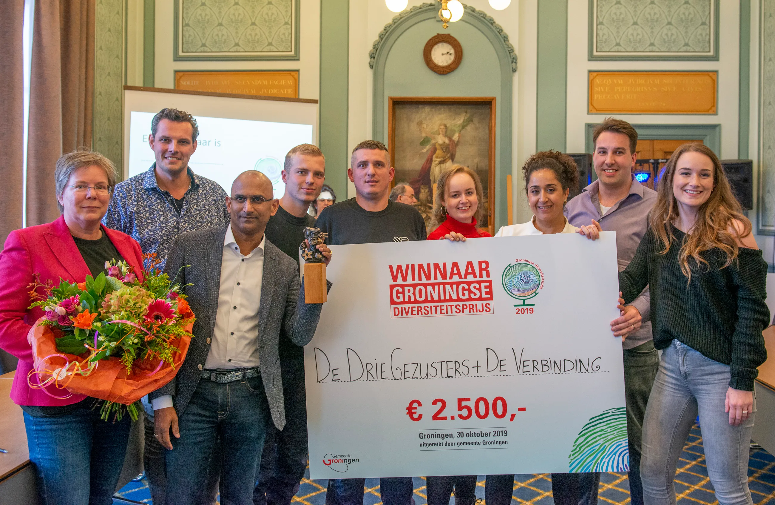 foto uitreiking diversiteitsprijs 2019 1 erik brand