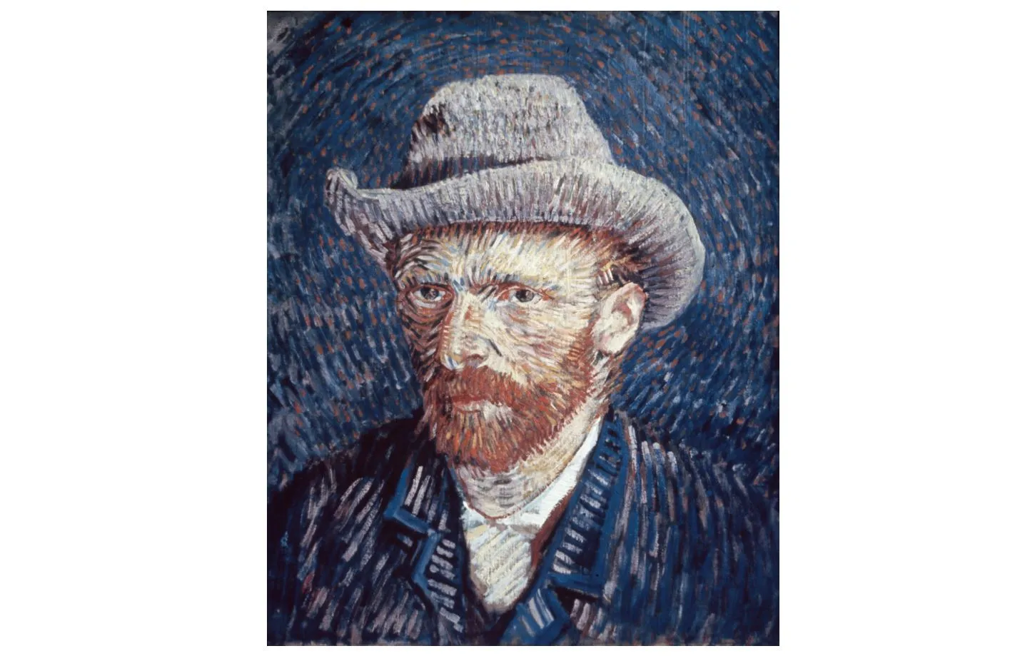 foto van een zelfportret van vincent van gogh cc0 publiek domein wikipedia
