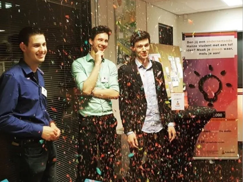 genomineerden voor de rabo ondernemersprijs jorn hofman jetze de jong en alwin tammenga1