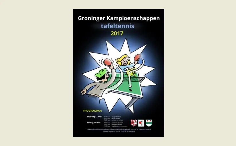 groninger kampioenschap tafeltennis 2017