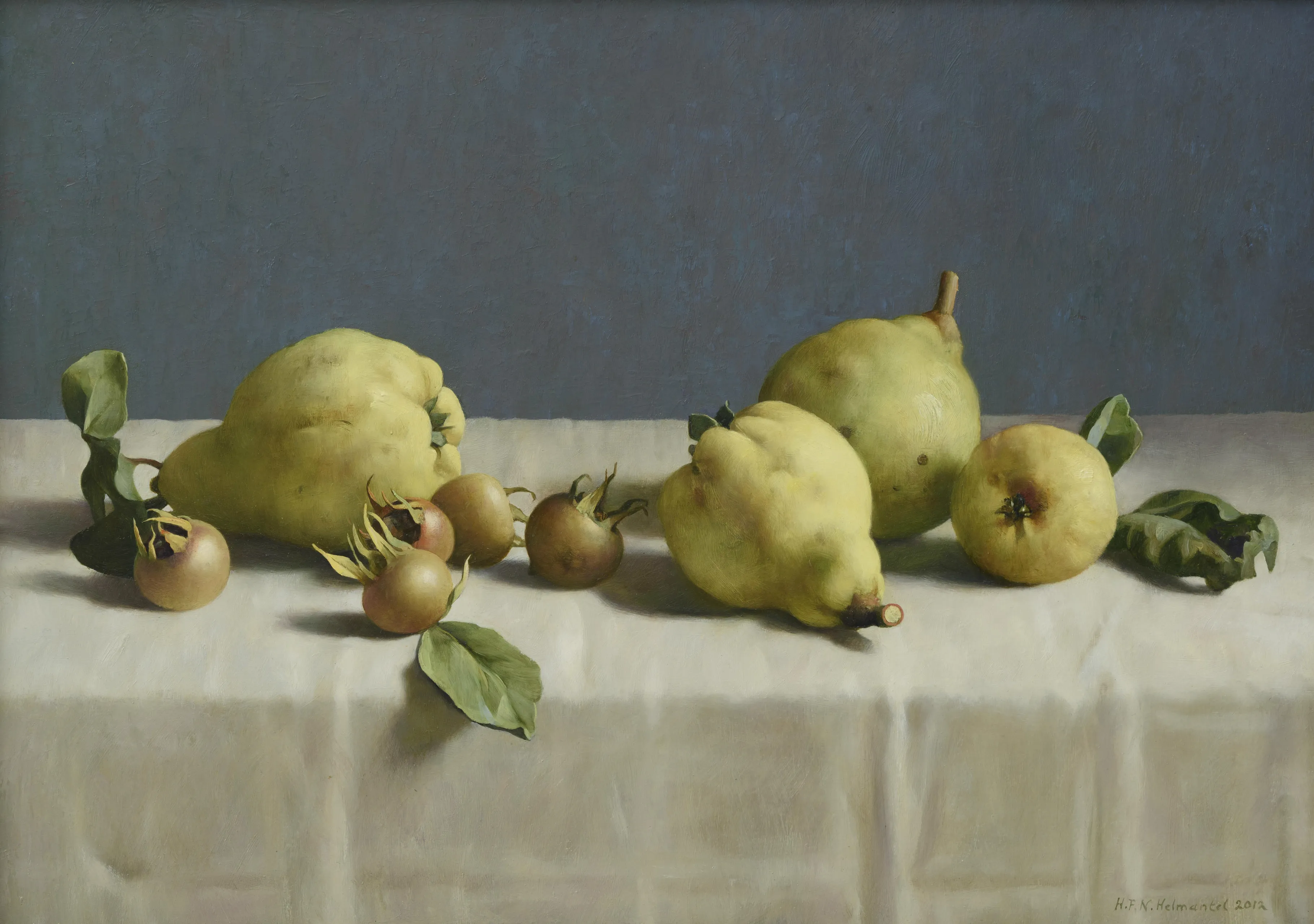 henk helmantel 1945 stilleven met kweeperen 2012 collectie museum more
