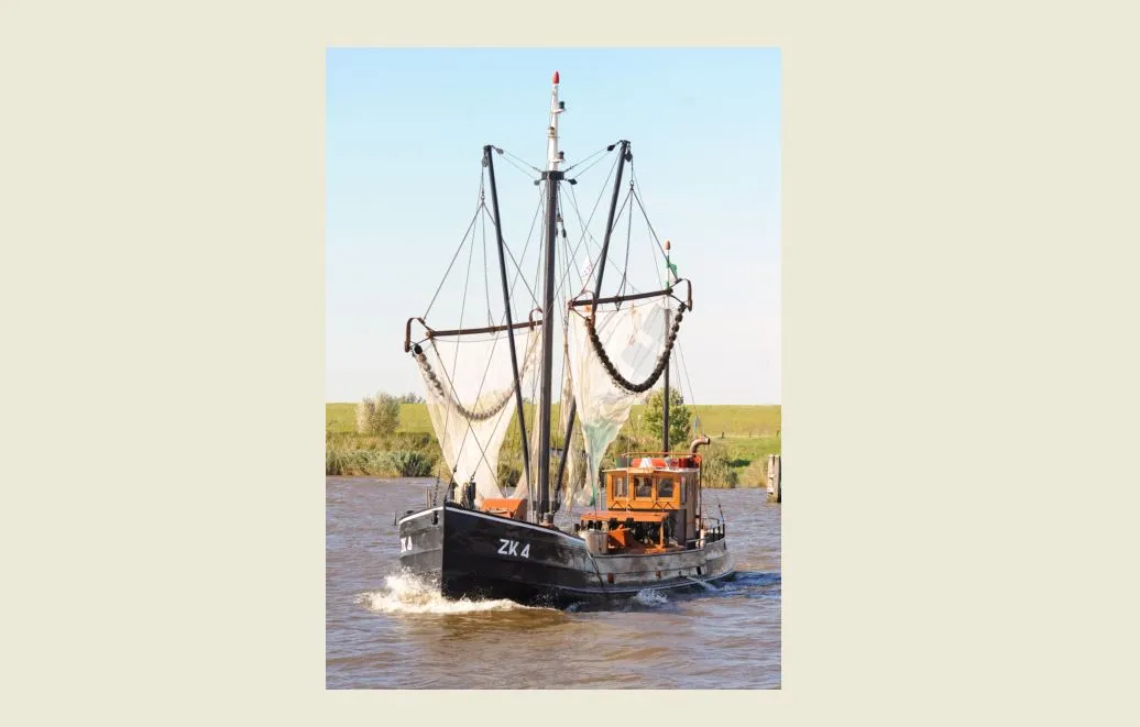 historische garnalenkotter zk4 foto visserijmuseum zoutkamp