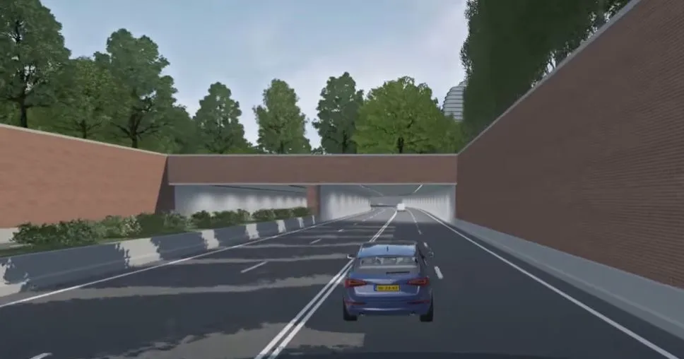 impressie aanpak ring zuid tunnel richting hoogezand you tube