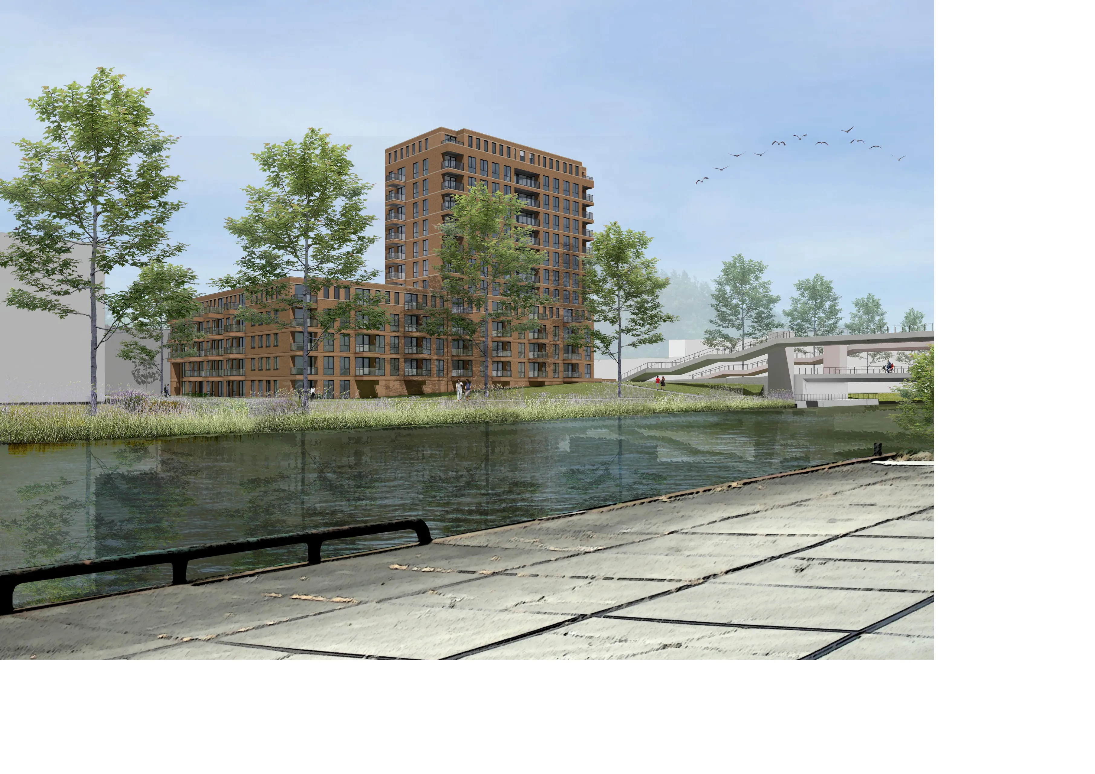 impressie appartementencomplex lefier bgdd 1