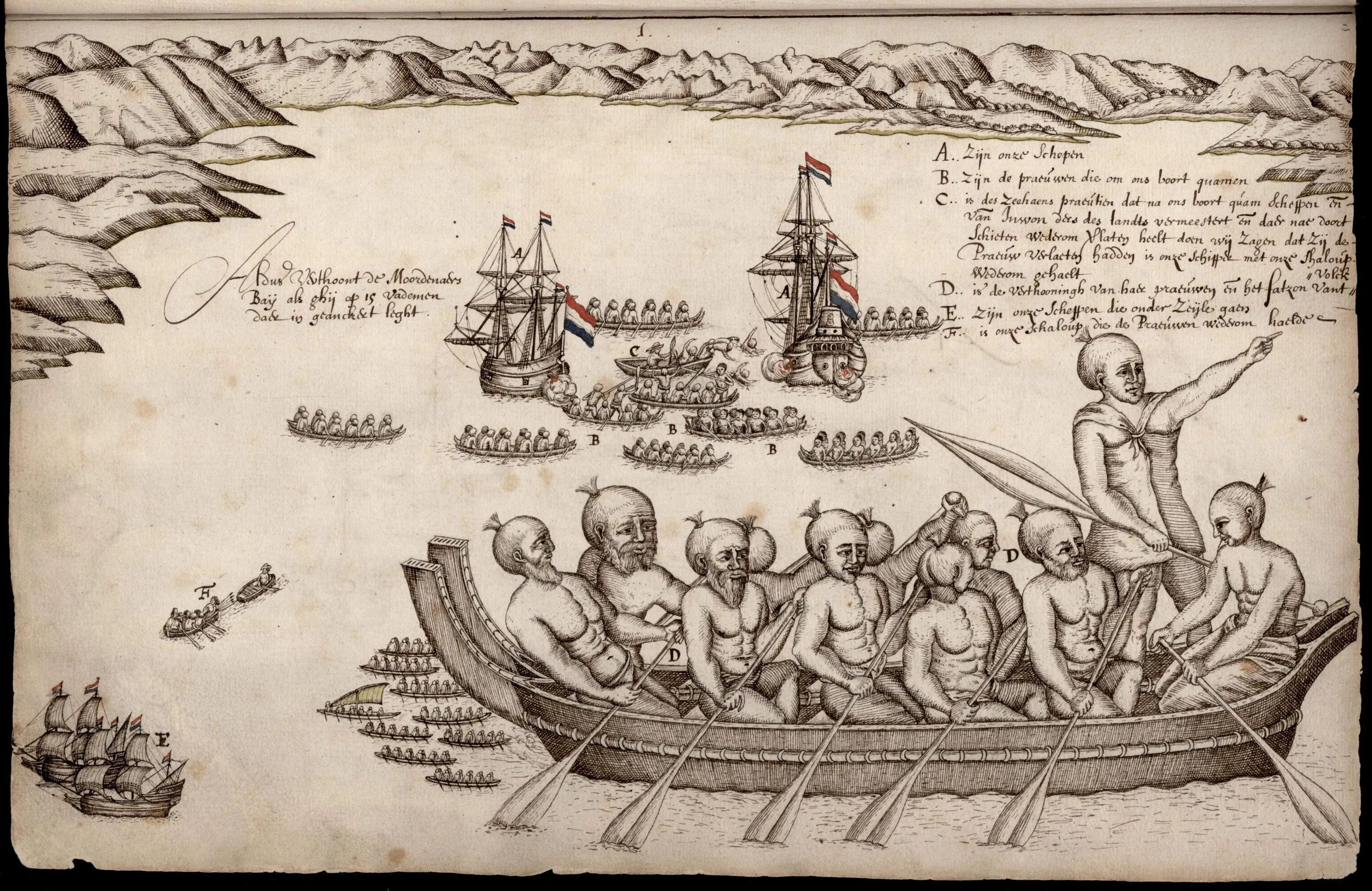 isaack gilsemans 1642 ontmoeting met de maori in nieuw zeeland