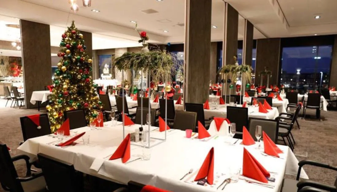 kerstdiner buiten de deur kost zon 61 euro