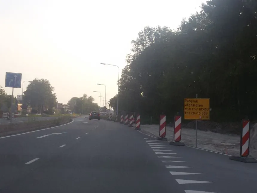 knipsel wegafsluiting