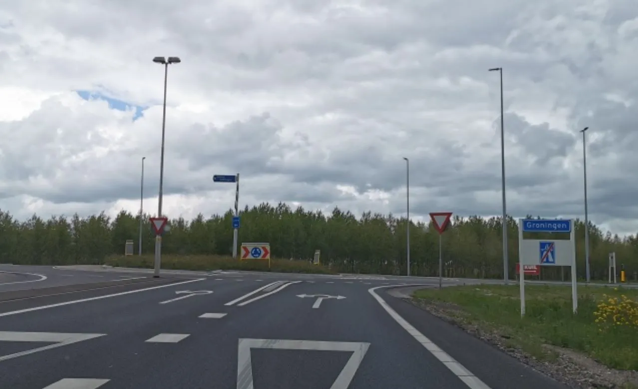 knooppunt westerbroek a7 eigen foto plaatsnaambord groningen