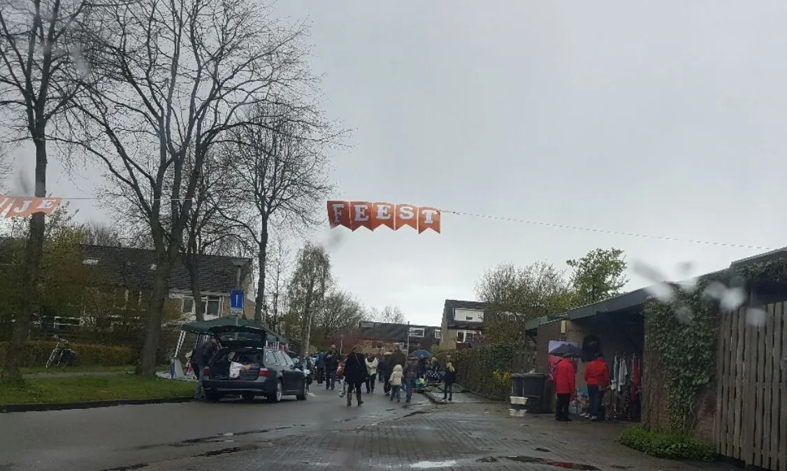 koningsdag lewenborg regen