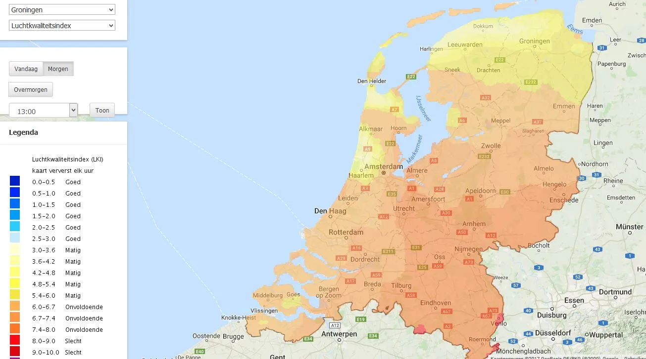 luchtmeetnet rivm