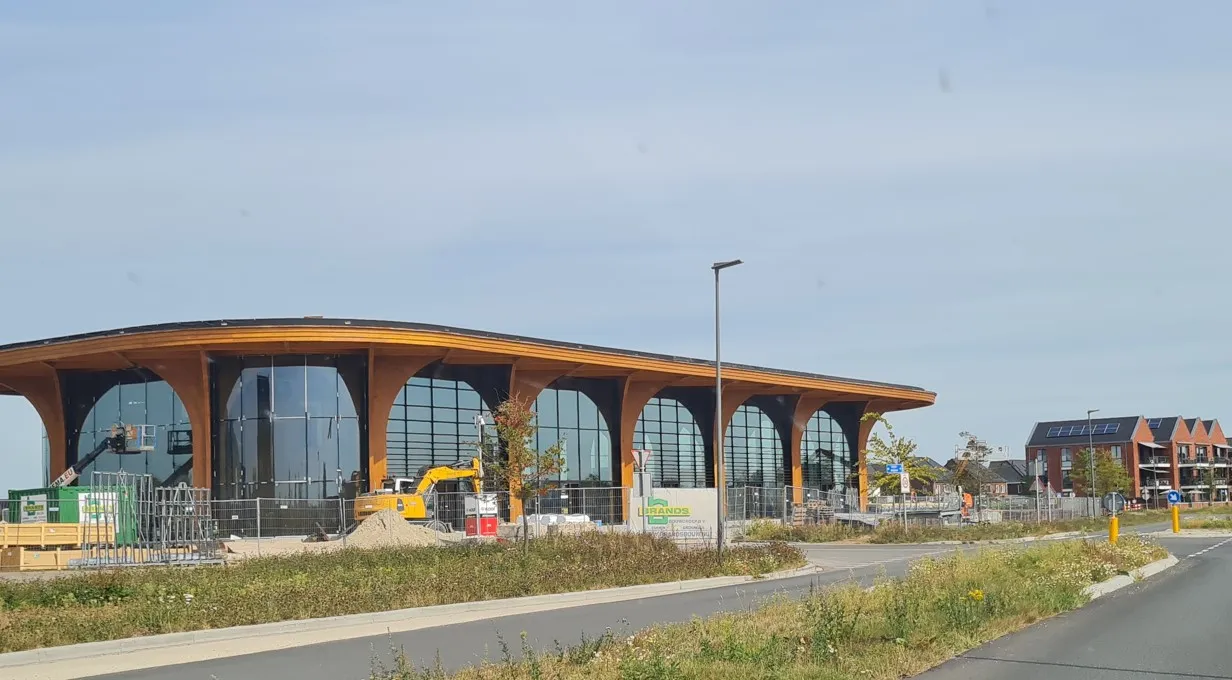 nieuwe jumbo in aanbouw