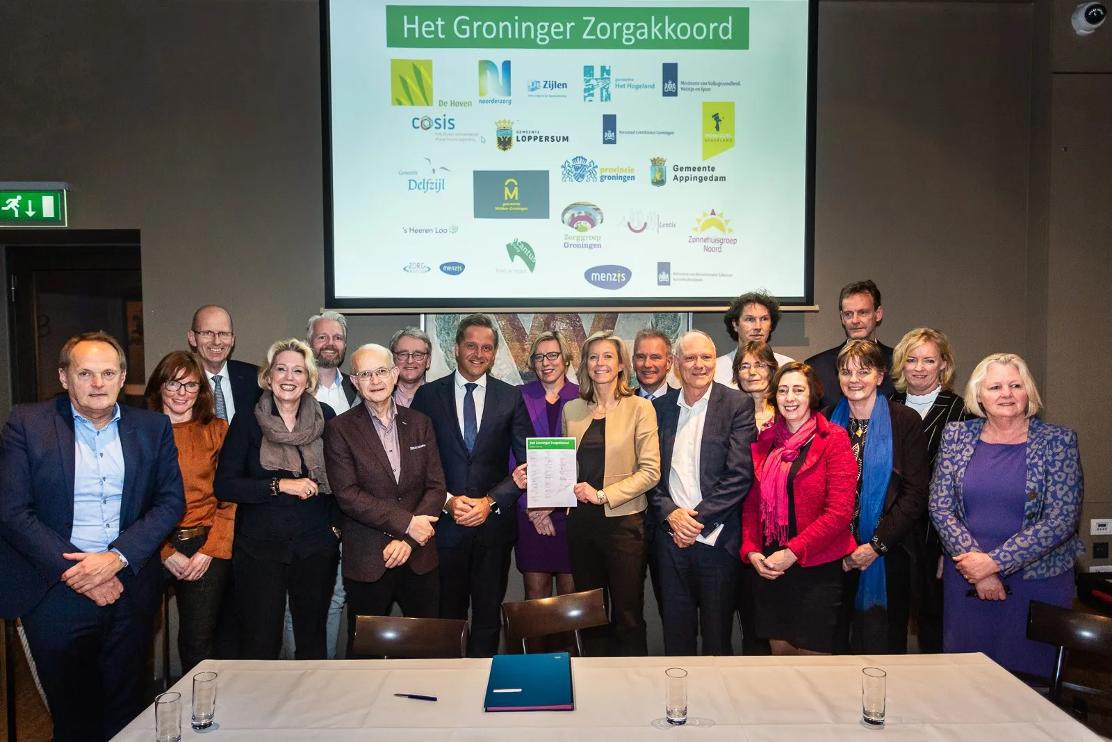 ondertekening het groninger zorgakkood