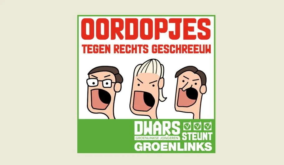 oordopjes dwars groenlinks