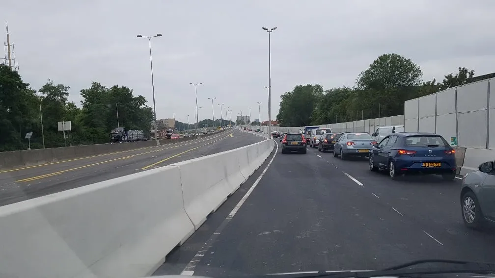 op en afrit ring zuid