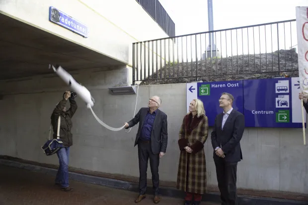 opening onderdoorgang haren