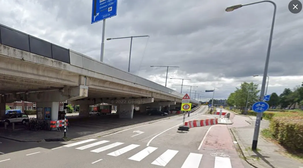 parkweg richting brailleweg