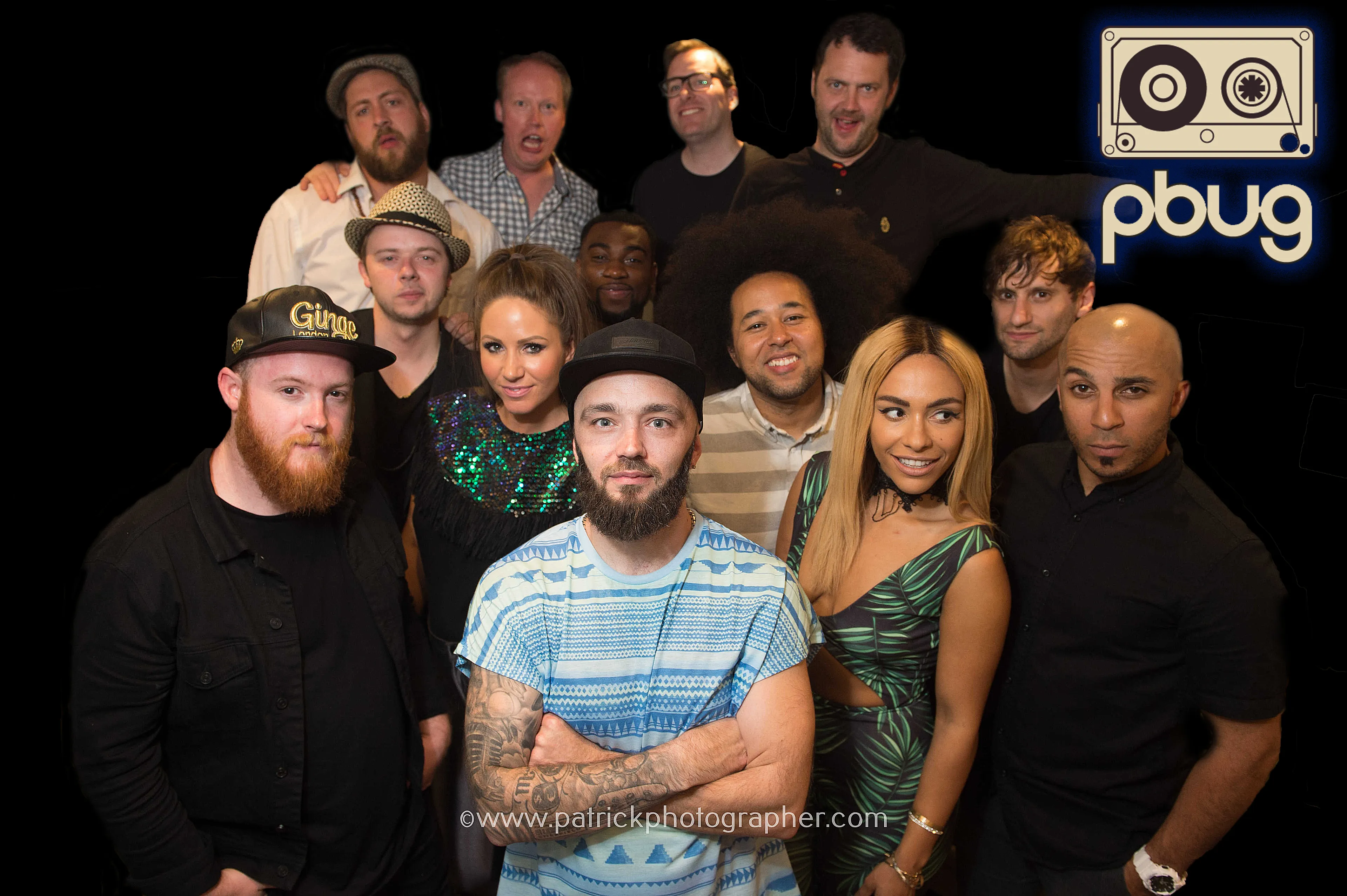 pbug band photo with logo patrickphotographercom