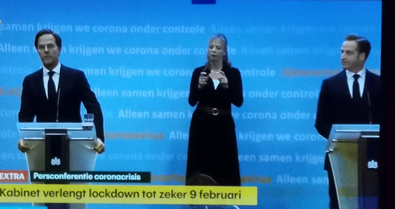 persconferentie 12 januari