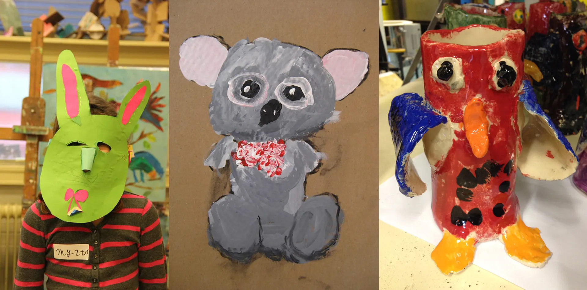 persfoto vrijdag kinderworkshop dierenkunst