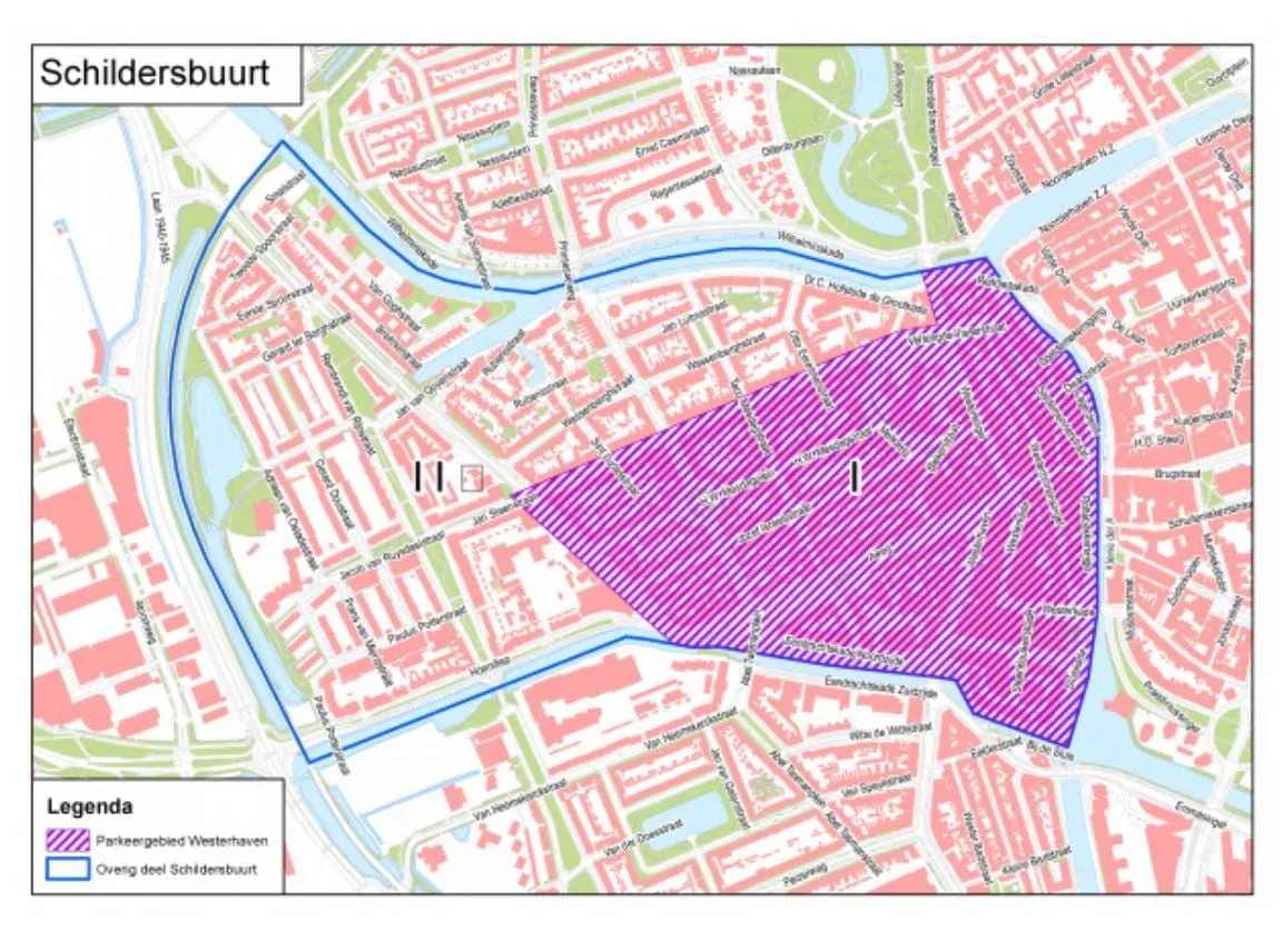 plattegrond schildersbuurt