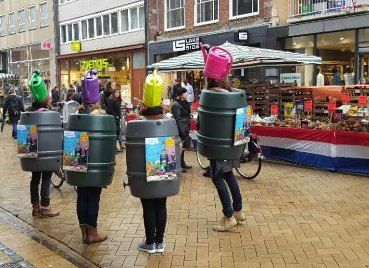 regentonnen actie bloemetjesmarkt