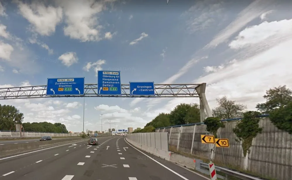 ring vanaf assen afrit groningen centrum google maps