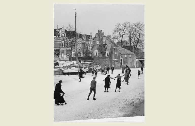 schaatsen ophet damsterdiep