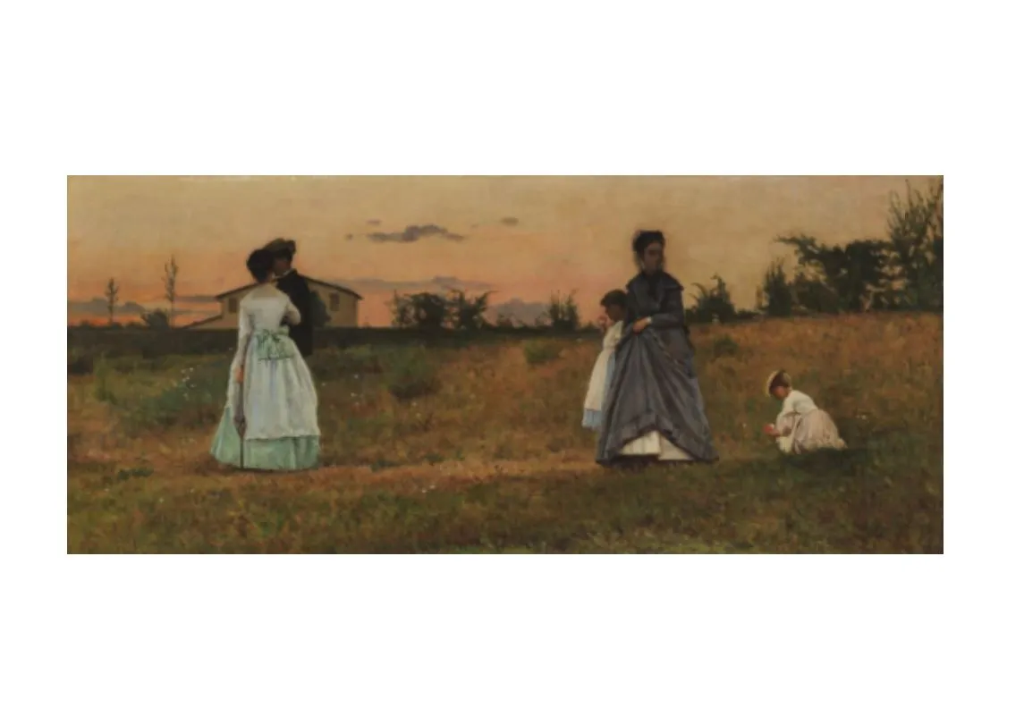 schilderij uit de tentoonstelling sprezzatura de verloofden silvestro lega sociteit de harmonie
