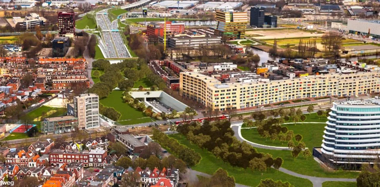 spoordek verdiepte ligging zo ziet het eruit in eindsituatie aanpak ring zuid