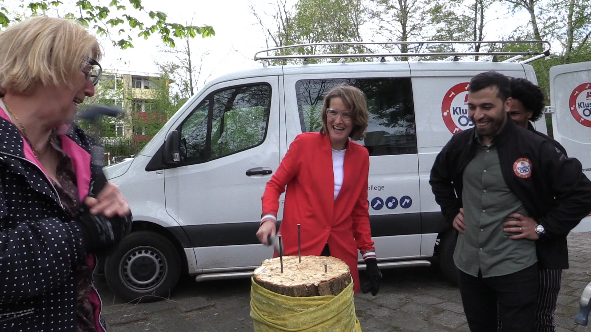 start klusbus050 van alfa college en gemeente groningen