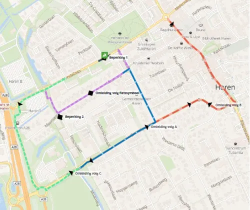 stremming vondellaan nesciostraat