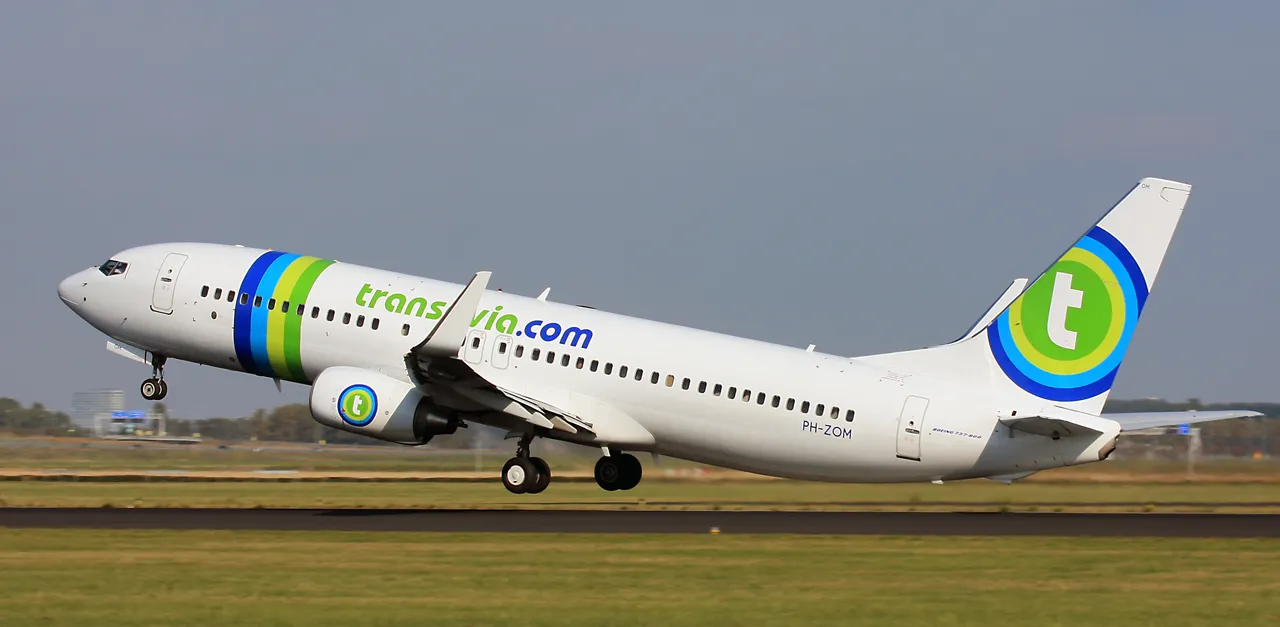 transavia boeing 737 800 at schiphol 3960589644 cc by 20 wikipedia commons kok vermeulen