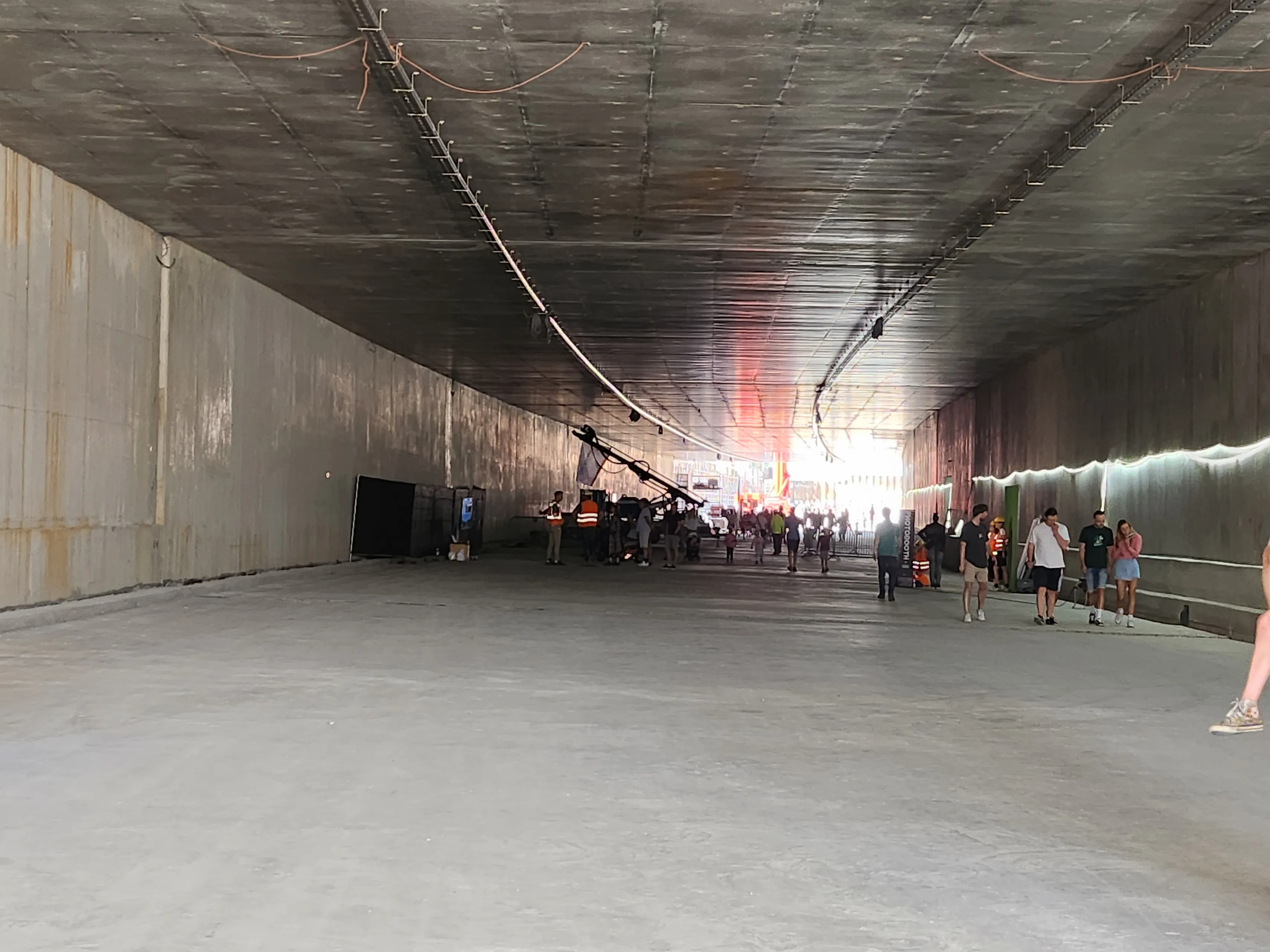 tunnel dag van de bouw