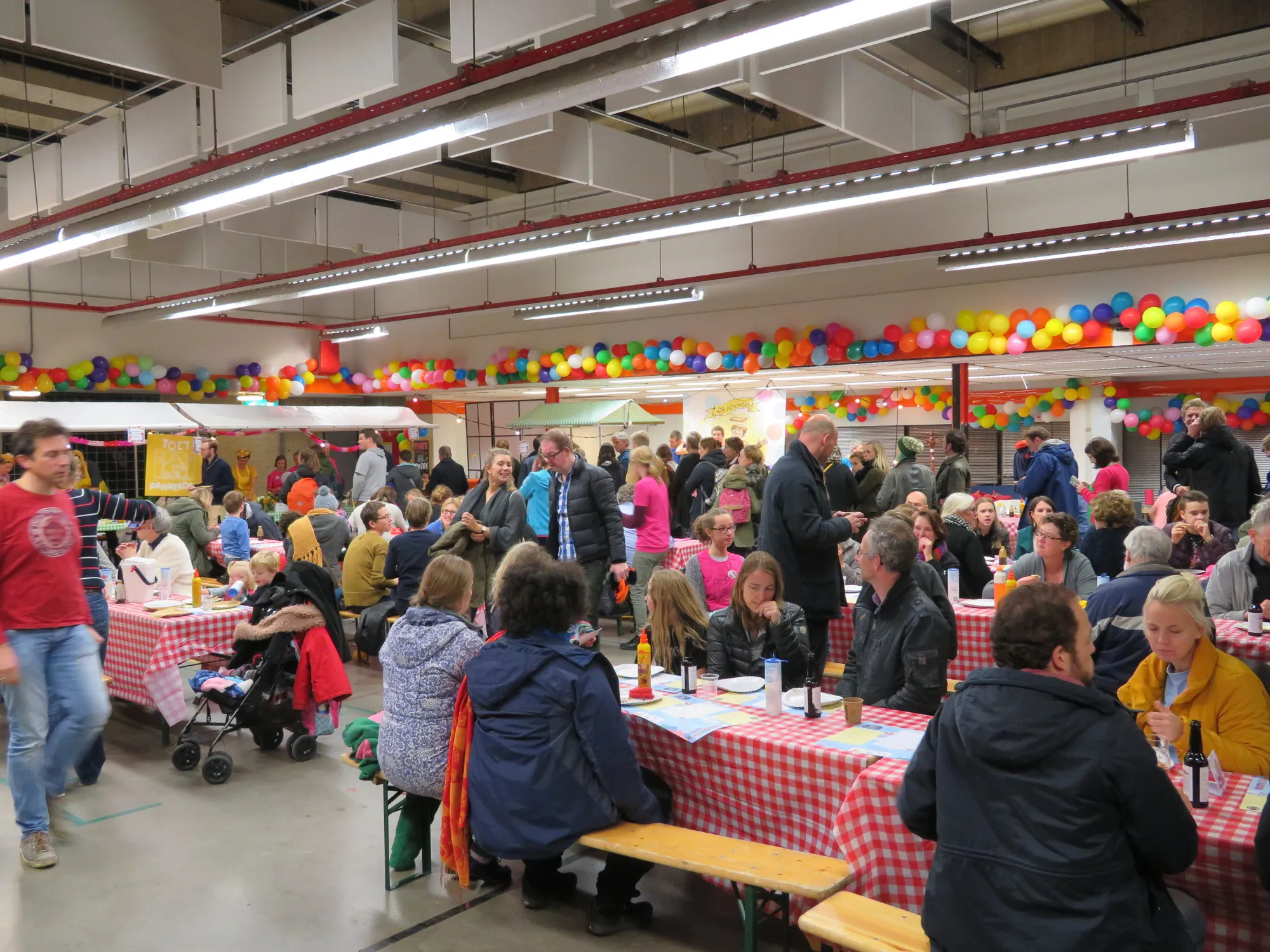 vele bezoekers tijden sint pannekoek in the big building
