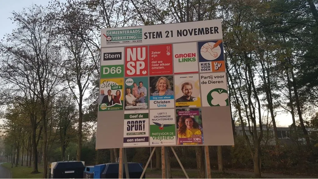 verkiezingsbord