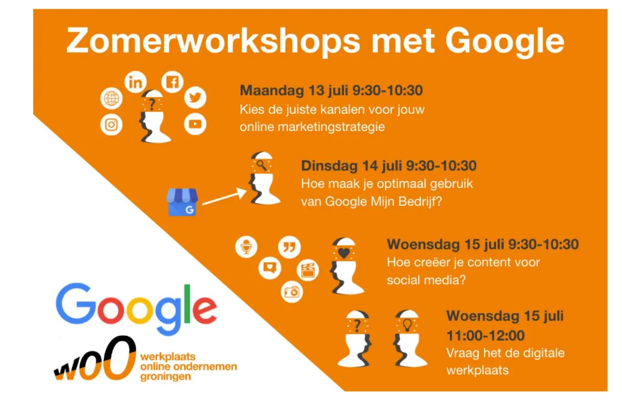werkplaats online ondernemen groningen