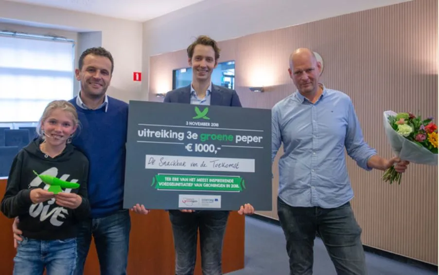 winaars groene peperprijs snackbar de toekomst
