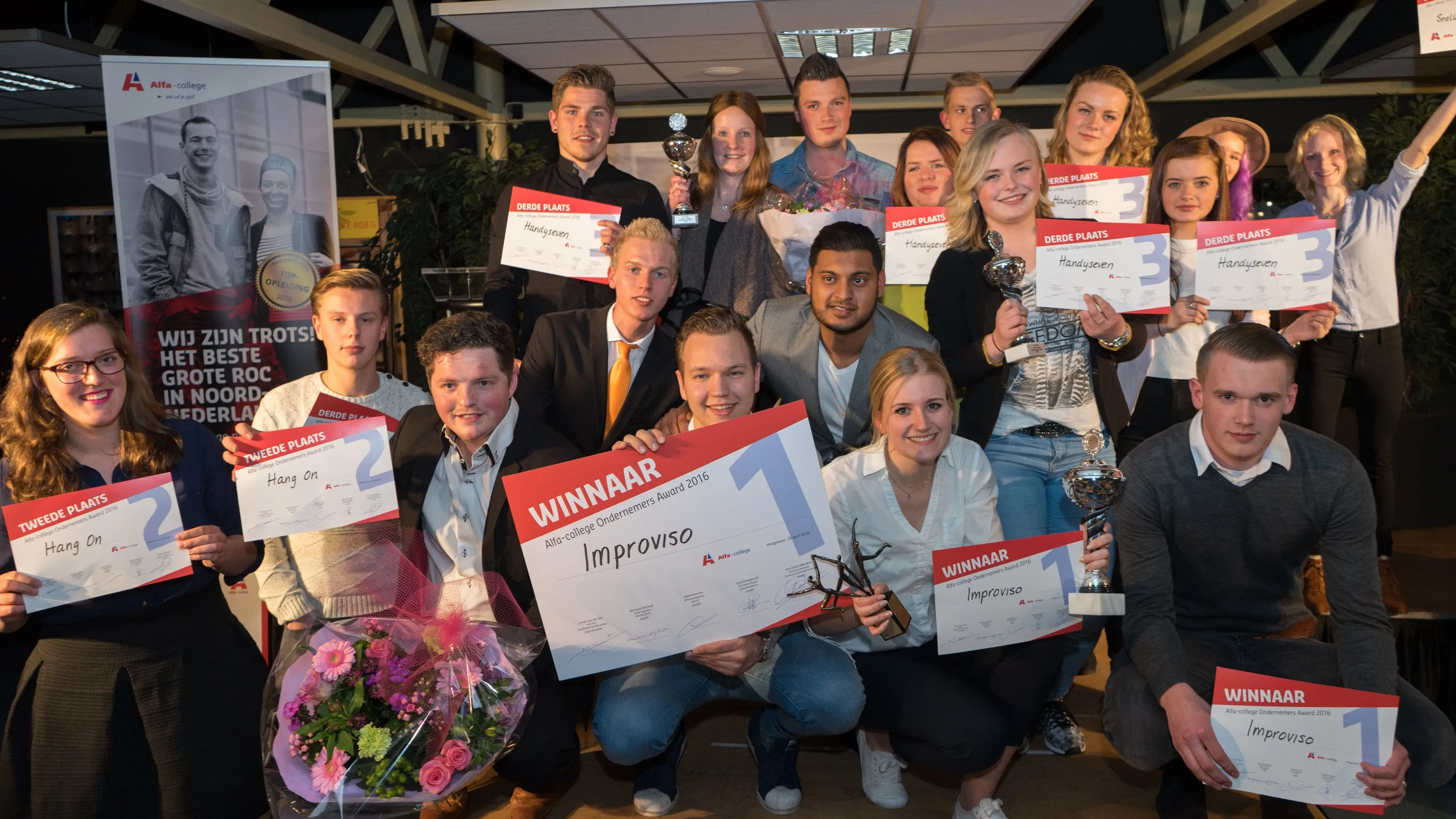 winnaars alfa college ondernemers award 2016