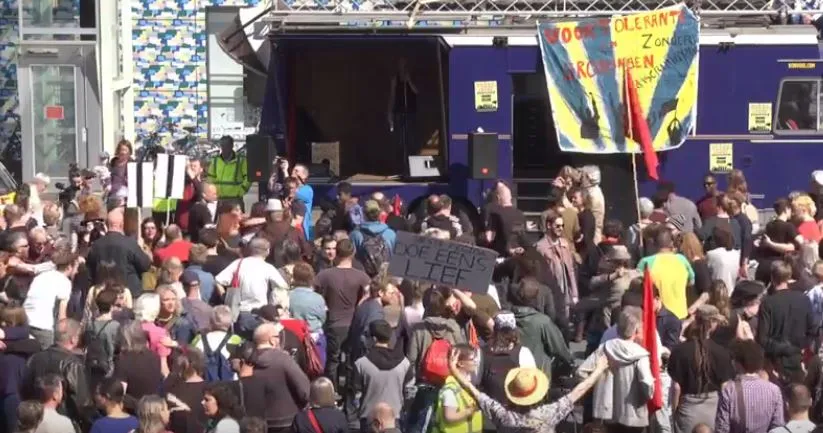 you tube beeldcitaat the112groningen demonstratie