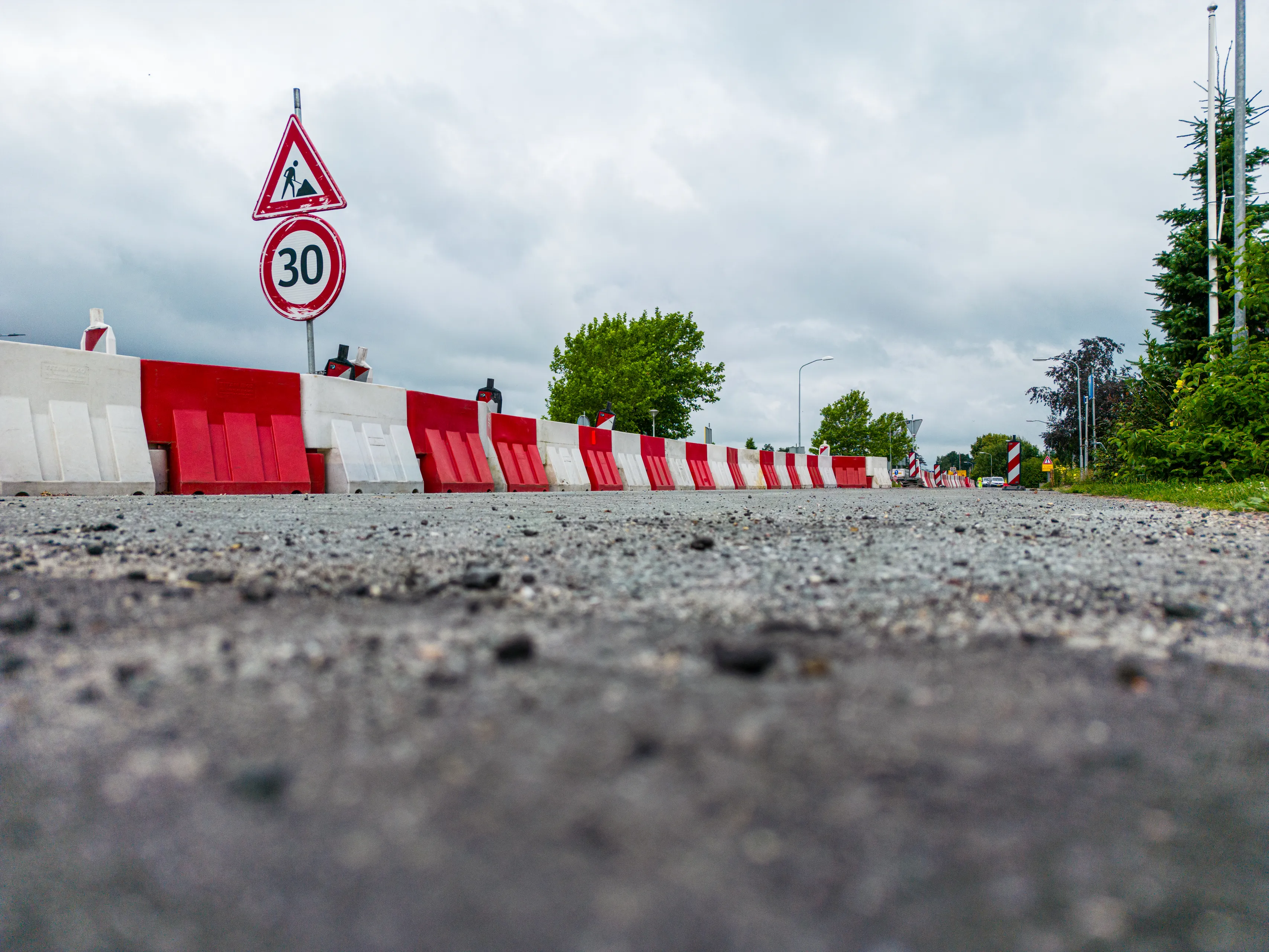 wegwerkzaamheden bord
