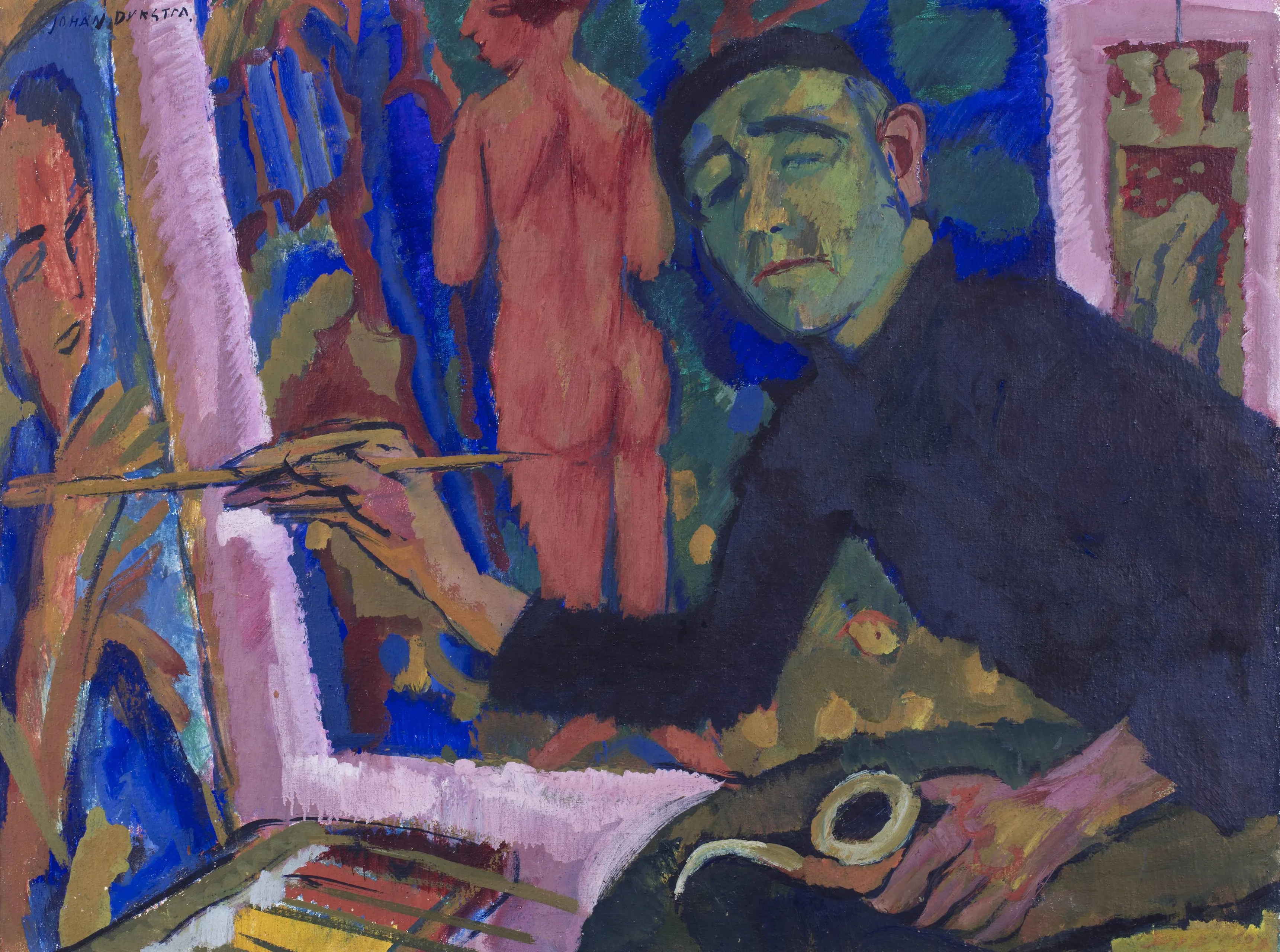 Johan-Dijkstra-Portret-van-Jan-Wiegers-1926