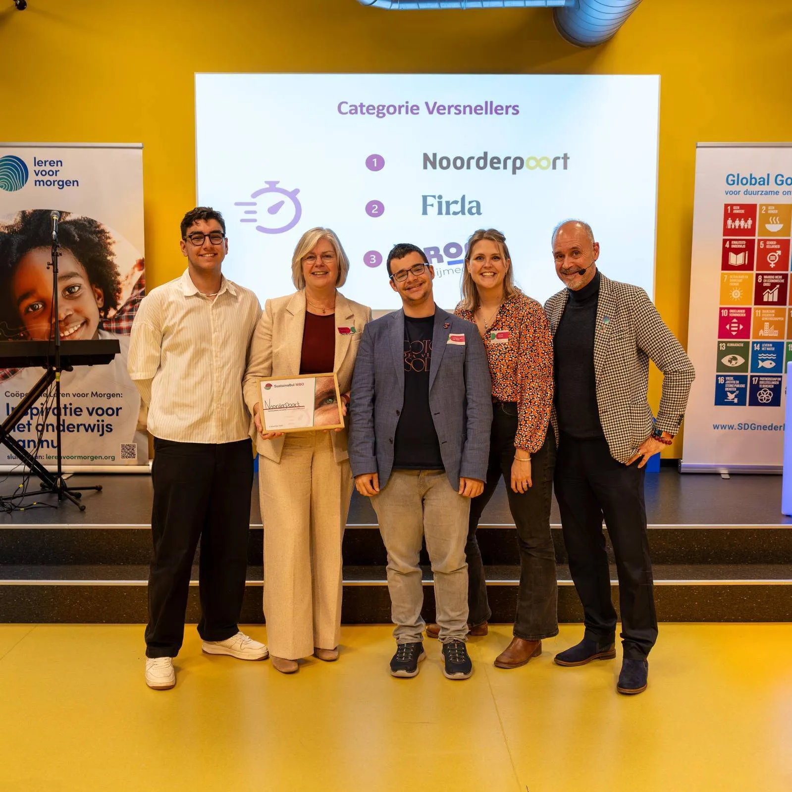 Noorderpoort uitgeroepen tot koploper duurzaamheid in het mbo 1