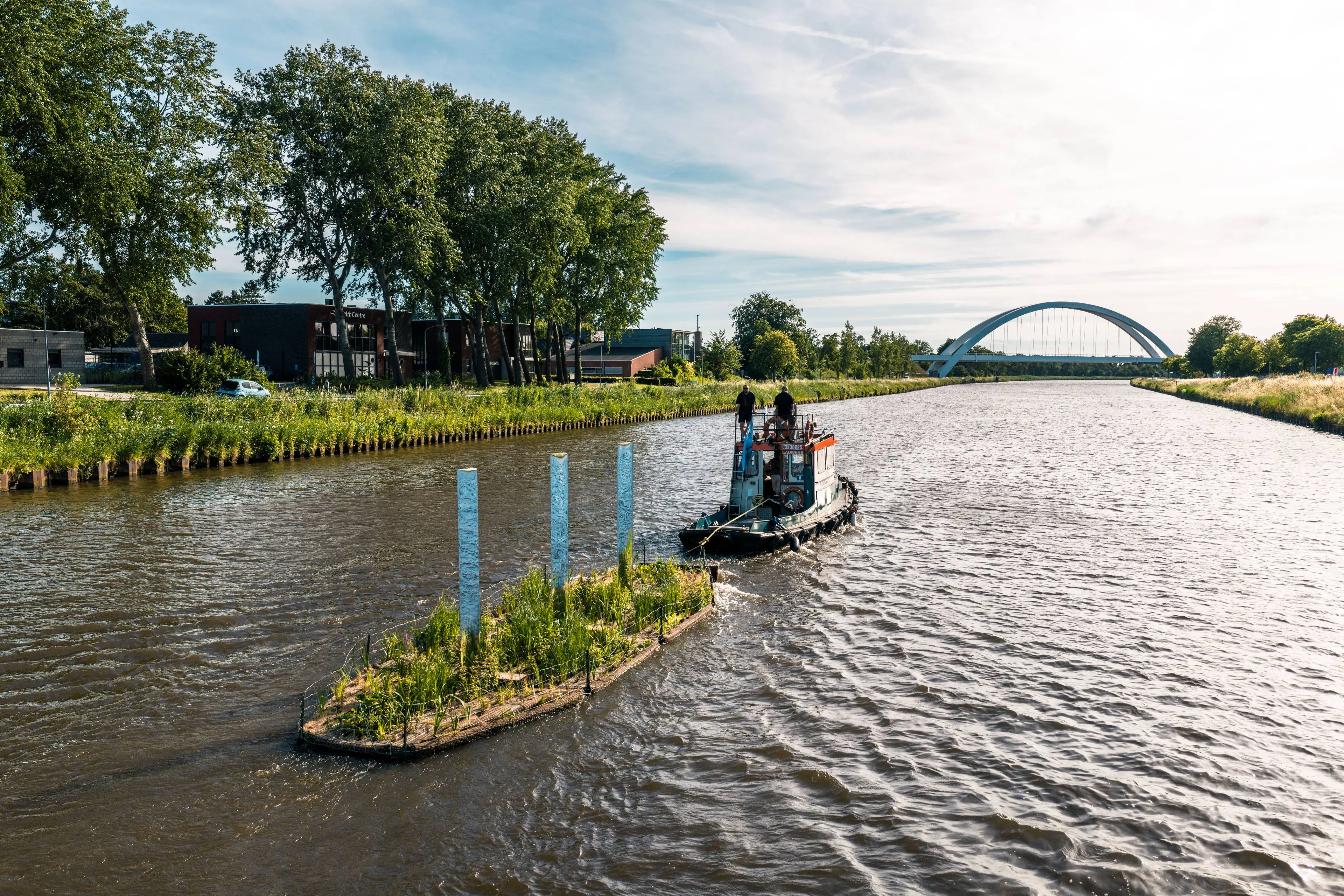 eiland langs Van Starkenborghkanaal 2