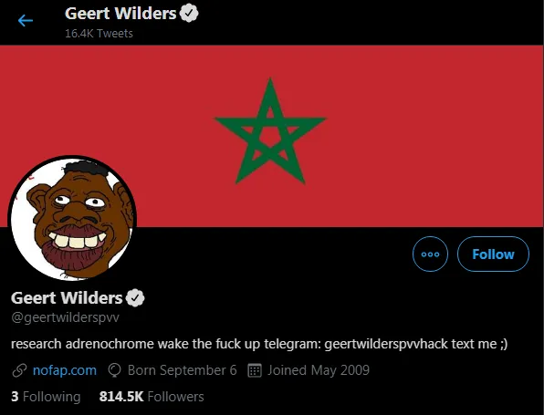 Twitter Geert Wilders